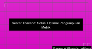server thailand untuk metrics collection