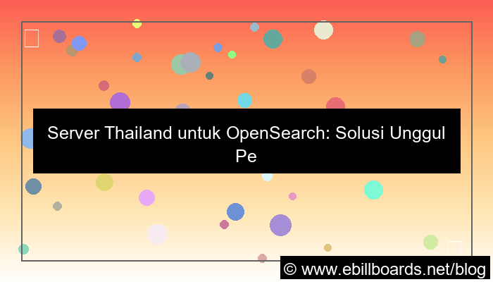 grafik server thailand untuk opensearch