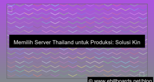 grafik server thailand untuk production server