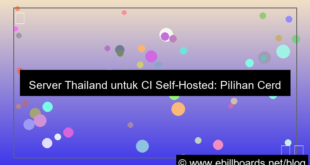 ilustrasi server thailand untuk self hosted ci