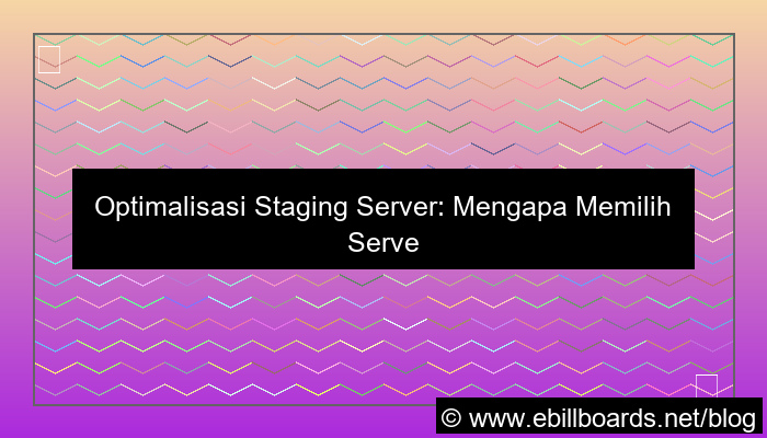 visual server thailand untuk staging server