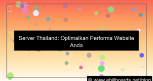 server thailand untuk traffic asia