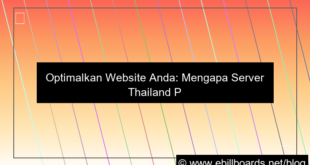 desain server thailand untuk website