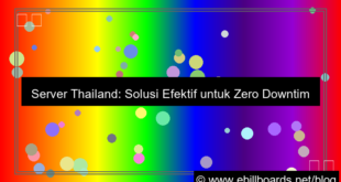 server thailand untuk zero downtime deploy