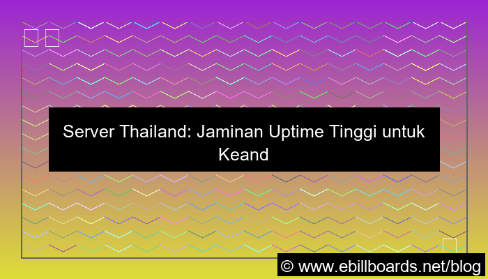 gambar server thailand uptime tinggi