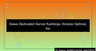 sewa dedicated server kamboja