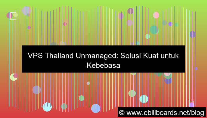 vps thailand unmanaged