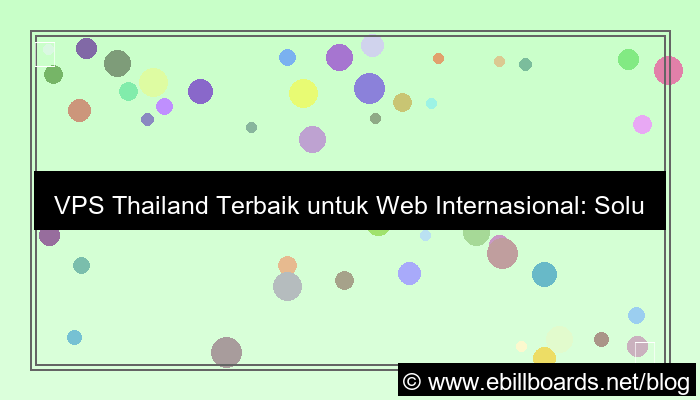 vps thailand untuk web internasional