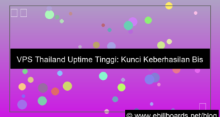 vps thailand uptime tinggi